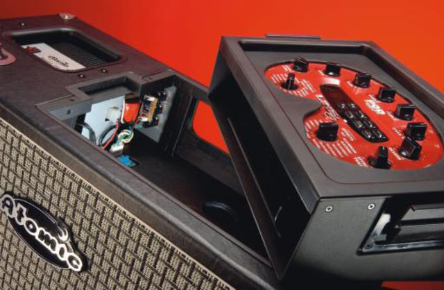 blank Pop a Line 6 Pod into the docking unit and it's ready to go.